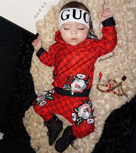 gucci outlet baby clothes|newborn baby wearing Gucci.